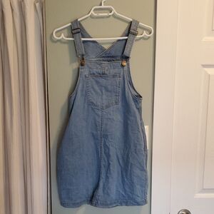 BOGO Denim Overall Dress - Casual Pinafore